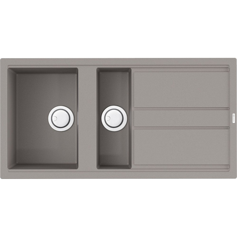 Мойка кухонная Omoikiri Kitagawa 100-2-GR leningrad grey