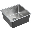 Мойка кухонная Paulmark Lassan 304444-BS брашированная нержавеющая сталь