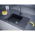 Мойка кухонная Paulmark PM317850-BLM черный металлик