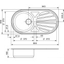 Мойка кухонная Reginox Galicia LUX OKG сталь
