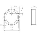 Мойка кухонная Reginox R18 370 LUX OSP (c/box)