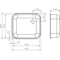 Мойка кухонная Reginox R18 4035 LUX OSK сталь