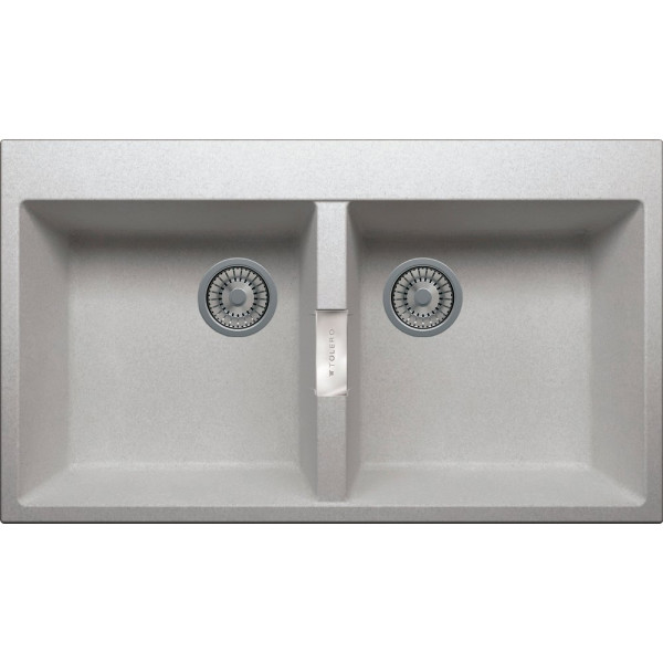 Мойка кухонная Tolero Loft TL-862/001 cерый металлик
