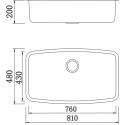 Мойка кухонная Tolero Steel TS- 810