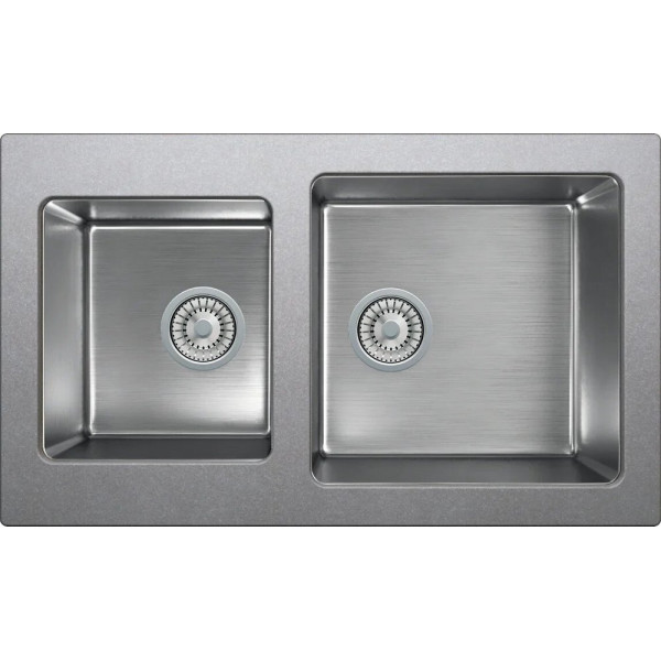 Мойка кухонная Tolero Twist TTS-840 № 701 серая