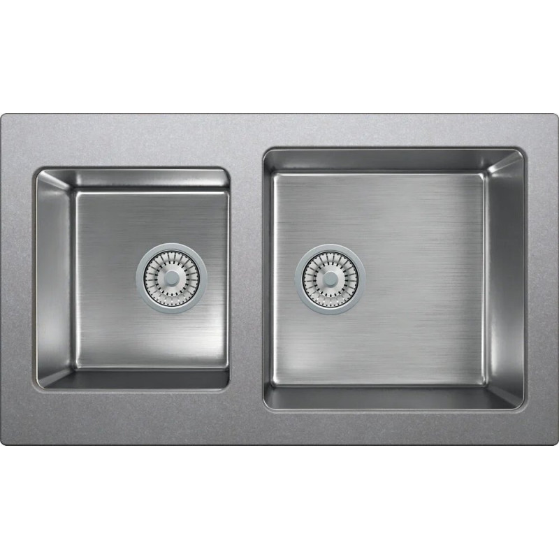 Мойка кухонная Tolero Twist TTS-840 № 701 серая