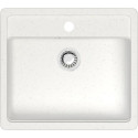 Мойка кухонная ZETT lab. T009Q001 белый лед