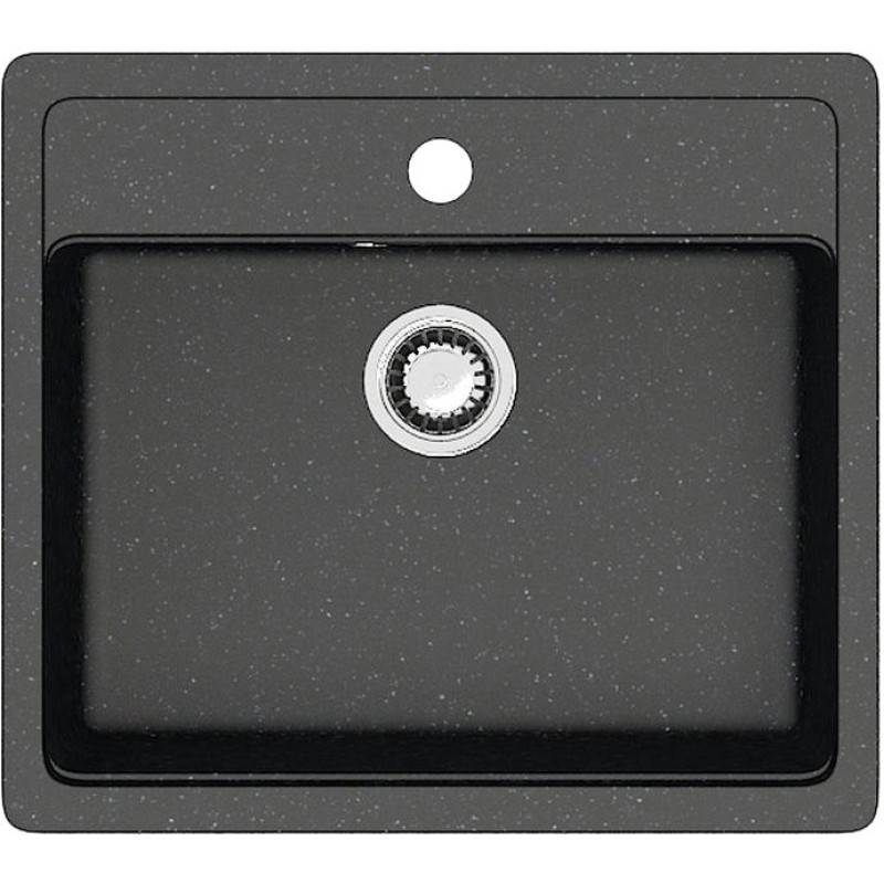 Мойка кухонная ZETT lab. T009Q004 черная