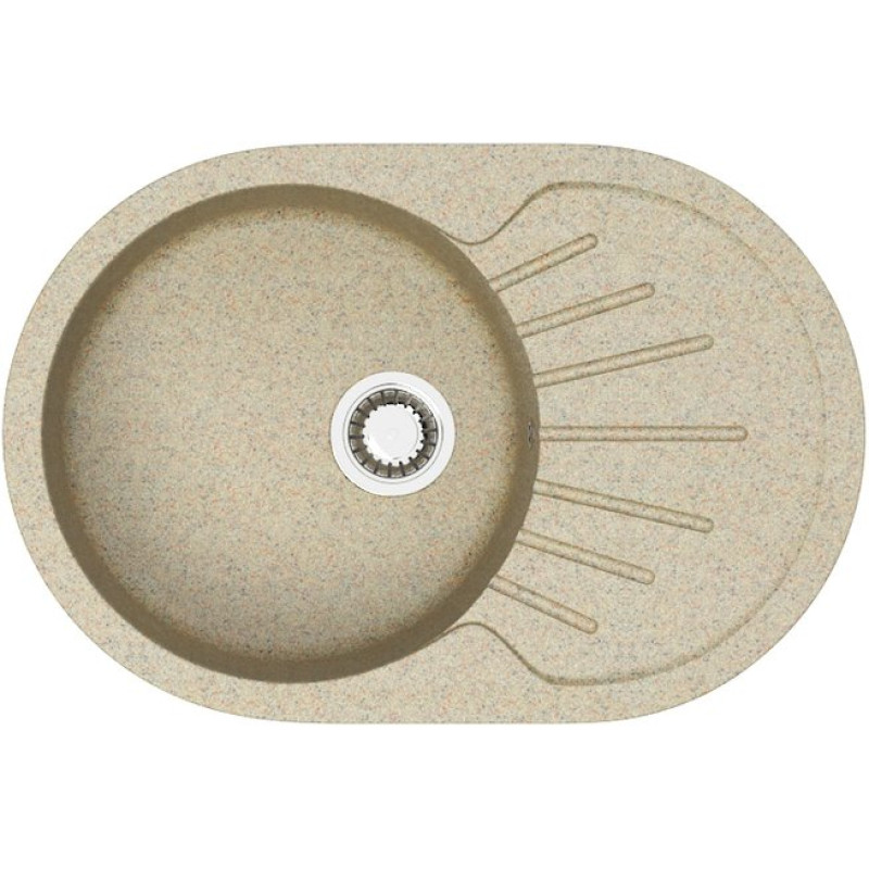 Мойка кухонная ZETT lab. T111Q005 песочная