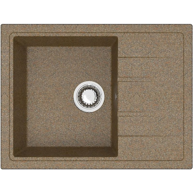 Мойка кухонная ZETT lab. T150Q009 терракот
