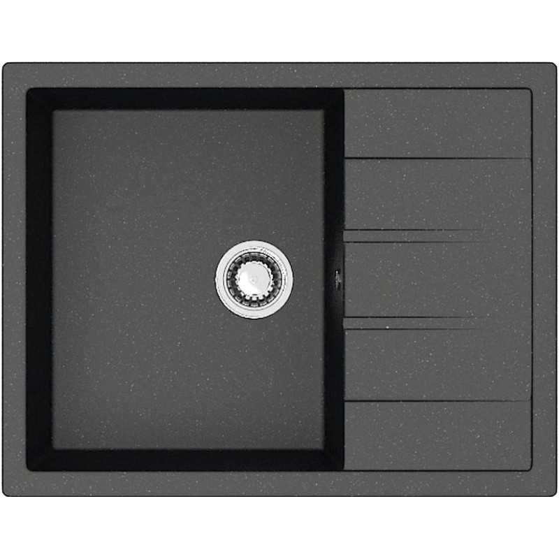 Мойка кухонная ZETT lab. T151Q004 черная