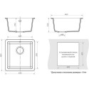 Мойка кухонная ZETT lab. Модель 27 терракот