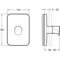 Переключатель потоков Jacob Delafon Modulo E75411-CP на три потребителя