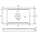 Поддон для душа Good Door Flow 160x80, с ножками и экраном
