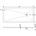Поддон для душа RGW Stone Tray ST-0149G 90х140 с сифоном