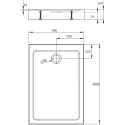 Поддон для душа Radaway Doros F Compact 100x70