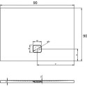 Поддон для душа Riho Basel 412 90 см