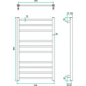 Полотенцесушитель электрический Grota Eco Classic 63x90