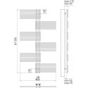 Полотенцесушитель электрический Terminus Европа П36 500*1596