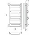 Полотенцесушитель электрический Terminus Юпитер П12 500*996
