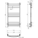 Полотенцесушитель электрический Тругор Пэк 21 100x40