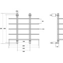 Полотенцесушитель водяной Energy Aero 60x60