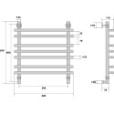 Полотенцесушитель водяной Energy Ideal 60x50