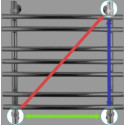 Полотенцесушитель водяной Energy Ideal 60x50