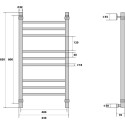 Полотенцесушитель водяной Energy Prestige 80x40