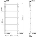 Полотенцесушитель водяной Secado Флоренция 1 50x100 (28/28)