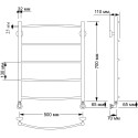 Полотенцесушитель водяной Secado Милан 1 плюс 50x70 (32/25)