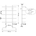 Полотенцесушитель водяной Secado Венеция 50x80 (32/18)