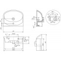 Раковина Cersanit Erica 61