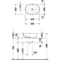 Раковина Duravit Foster 0335500000 49,5 см