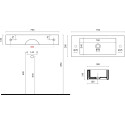 Раковина Galassia Plus Design 6036S 75x30