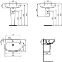 Раковина Ideal Standard Esedra T279701 65 см