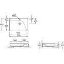 Раковина Jacob Delafon Rythmik Pure EVN112 65 см