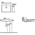 Раковина Kerasan Cento 353001 50 см