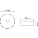 Раковина SantiLine SL-1054MR красный матовый