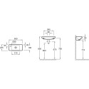 Рукомойник Jacob Delafon Odeon Up E4701L 50 см