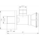 Шланговое подключение Milacio MC.007.BR