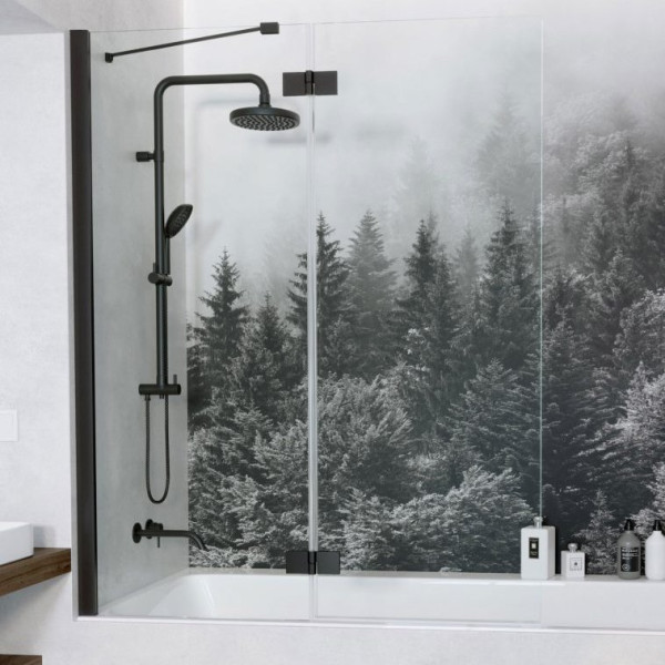 Шторка на ванну Radaway Essenza New Black PND II 120 L