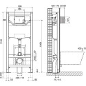 Система инсталляции для унитазов OLI Oli 120 OLIPure 152972 Sanitarblok mechanic