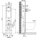 Система инсталляции для унитазов OLI Quadra Sanitarblock 280490