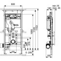 Система инсталляции для унитазов TECE TECElux 9600400 с системой удаления запахов