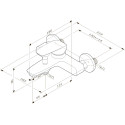 Смеситель AM.PM Tender F45A10022 для ванны с душем
