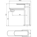 Смеситель Aquanet Cinetic AF120-10С для раковины