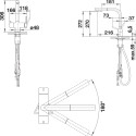 Смеситель Blanco Fontas-S II Silgranit 525202 для кухонной мойки