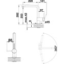 Смеситель Blanco Linus 517183 для кухонной мойки