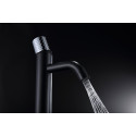 Смеситель Boheme Stick 122-BCR для раковины, black diamond chrome